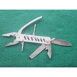 Barlow Multi Tool Stainless Steel. Pliers Knives Screwdriver & More with sheath
